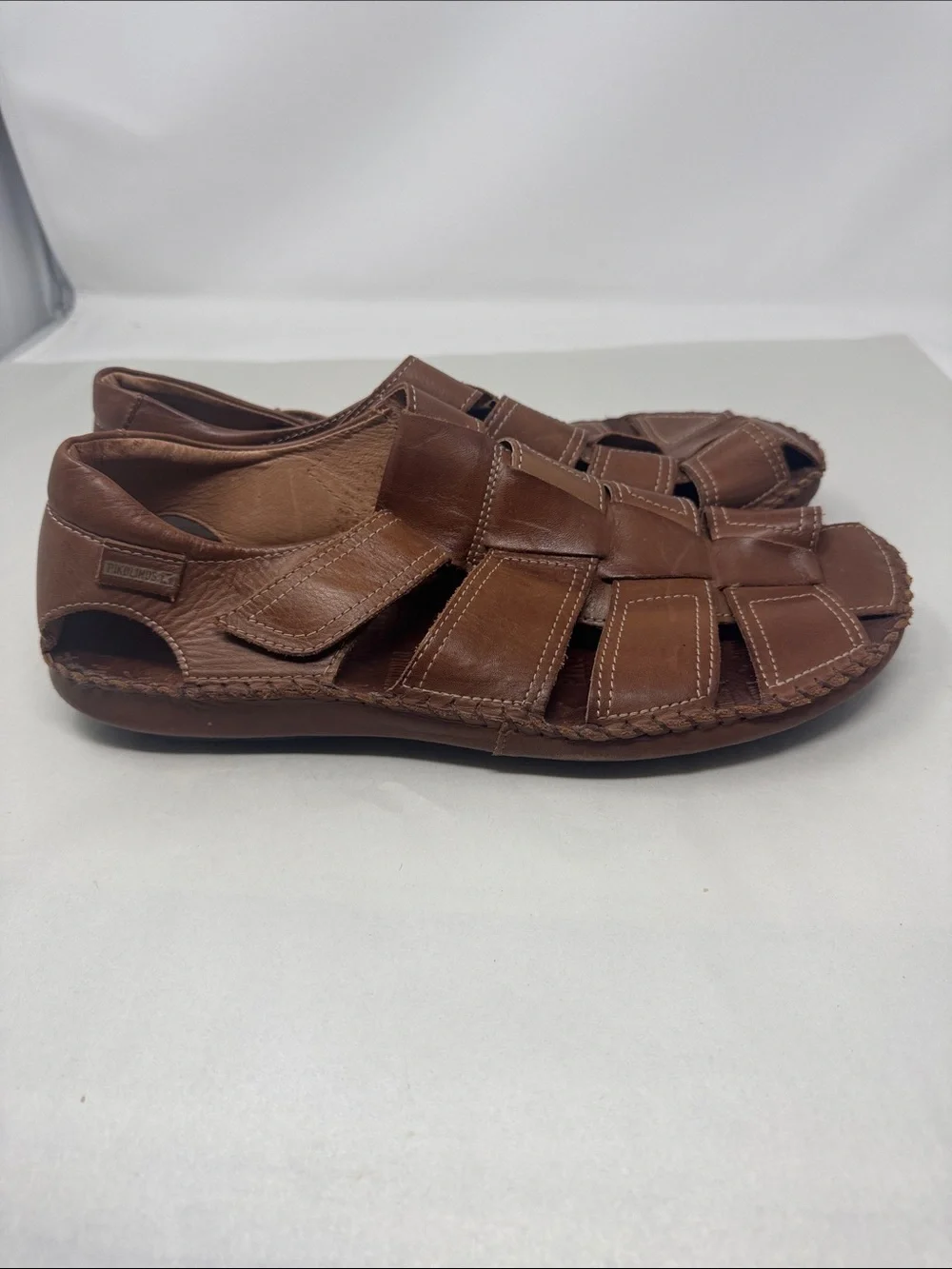 PIKOLINOS MEN'S SIZE 45 EQUALS 11 - 11.5 LEATHER SANDALS TARIFA